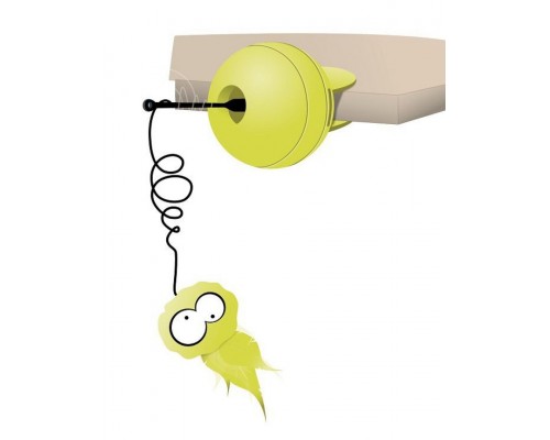 Игрушка для кошек интерактивная "Foxy", лайм