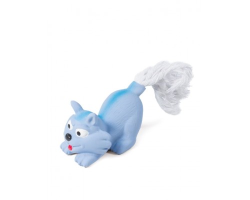 Игрушка MINI DOGS для собак мелких пород из латекса "Котенок с веревкой"