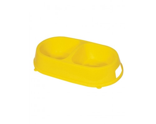 Миска пластиковая двойная