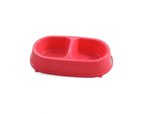 Миска пластиковая двойная