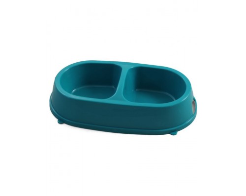 Миска пластиковая двойная