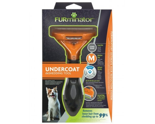 FURminator M для средних собак с длинной шерстью