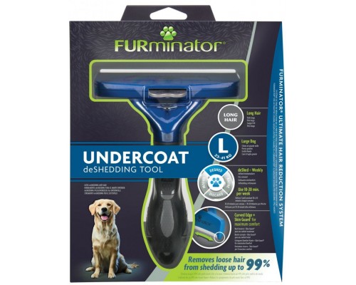 FURminator L для крупных собак с длинной шерстью