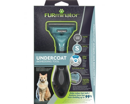 FURminator S для маленьких кошек c длинной шерстью