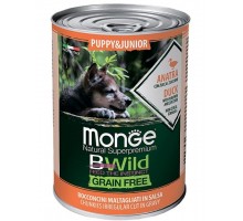 BWild GRAIN FREE Puppy&Junior беззерновые консервы из утки с тыквой и кабачками для щенков всех пород