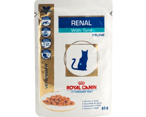 Renal c рыбой (диета) кусочки в соусе для кошек при хронической почечной недостаточности