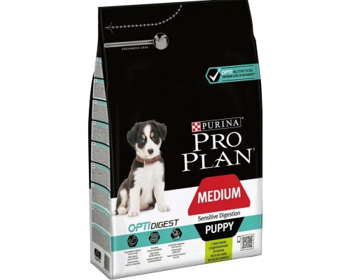 Medium Pappy Sensitive Digestion с комплексом Optidigest корм для щенков средних пород с чувствительным пищеварением, ягненок/рис