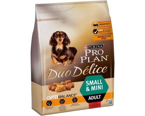 Duo Delice Small & Mini говядина с рисом корм для взрослых собак мелких и карликовых пород