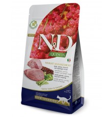 N&D QUINOA Weight Management Lamb беззерновой корм, ягненок, киноа, брокколи и спаржа, контроль веса