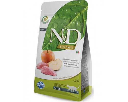 N&D PRIME Boar & Apple беззерновой корм, кабан, яблоко