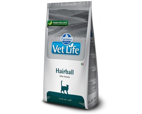 Vet Life Hairball (диета) для выведения комочков шерсти из кишечника