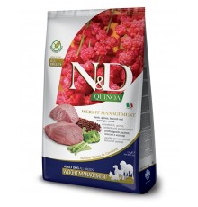 N&D QUINOA Weight Management Lamb беззерновой корм для собак, контроль веса, ягненок, киноа, брокколи и спаржа
