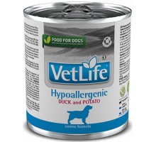 Vet Life Hypoallergenic Duck and Potato (диета) при аллергии или пищевой непереносимости, утка, картофель