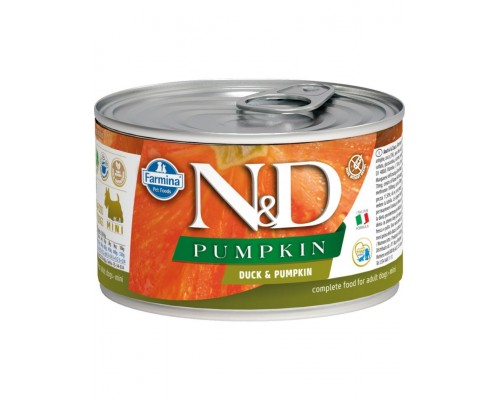 N&D PUMKIN Duck & Pumpkin Adult Mini беззерновой корм для собак мелких пород с уткой и тыквой