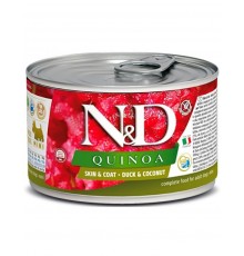 N&D QINOA Duck & Coconut mini беззерновой корм для взрослых собак мини-пород, утка, кокос и киноа, красота шерсти и здоровье кожи