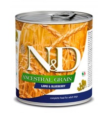 N&D ANCESTRAL GRAIN Lamb & Blueberry Adult низкозерновой корм для собак всех пород с ягненком и черникой
