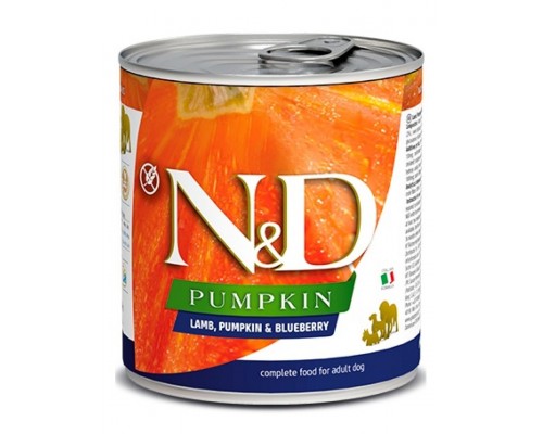 N&D PUMKIN Lamb, Pumpkin & Blueberry Adult беззерновой корм  с ягненком, тыквой и черникой для взрослых собак всех поро