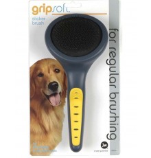 Grip Soft Slicker Brush Щетка-пуходерка для собак большая