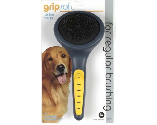 Grip Soft Slicker Brush Щетка-пуходерка для собак большая