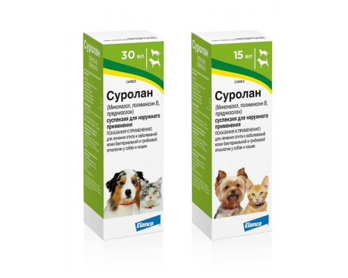 Суролан ушные капли для животных