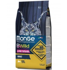 BWild LOW GRAIN низкозерновой корм из мяса зайца для взрослых кошек