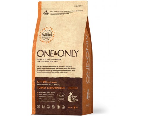 Turkey & Brown Rice Kitten с индейкой и бурым рисом для котят от 3 недель, беременных и кормящих кошек