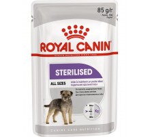 Sterilised Canin Adult в паштете для стерилизованных собак в возрасте 10 месяцев и старше, склонных к набору веса