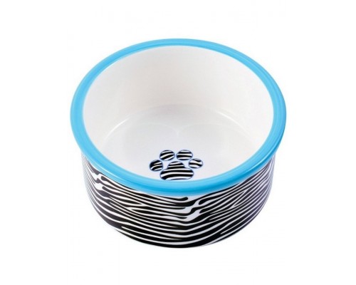 Миска керамическая для собак Зебра