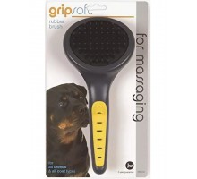 Grip Soft Rubber Brush щетка массажная резиновая для собак