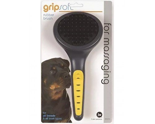 Grip Soft Rubber Brush щетка массажная резиновая для собак