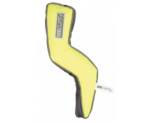 Игрушка для собак мягкая, светоотражающая "Молния", лайм