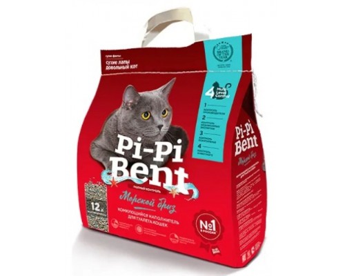 Наполнитель комкующийся Морской бриз