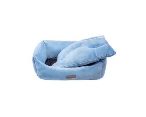 Лежанка прямоугольная "Василёк", голубая
