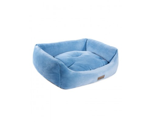 Лежанка прямоугольная "Василёк", голубая