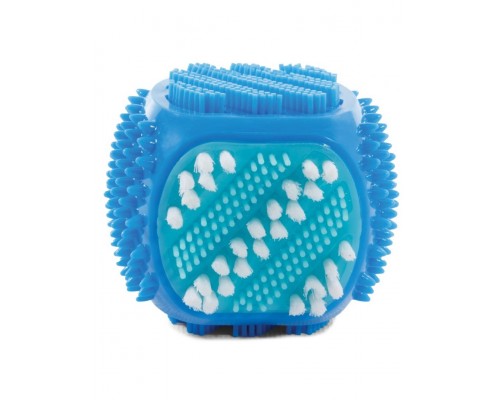 Игрушка-зубная щетка для собак из термопластичной резины "Куб"