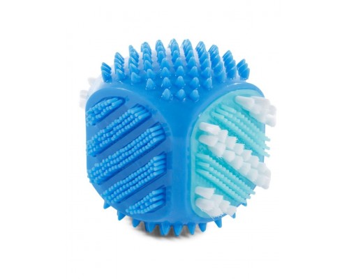 Игрушка-зубная щетка для собак из термопластичной резины "Куб"