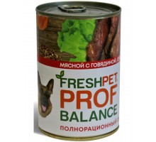 FRESHPET PROF BALANCE с говядиной, сердцем и гречкой