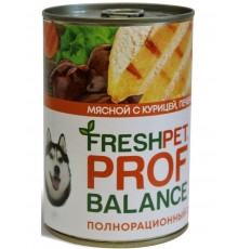 FRESHPET PROF BALANCE с курицей, печенью и гречкой