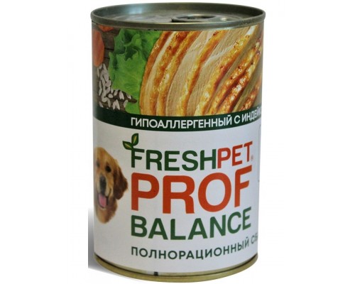 FRESHPET PROF BALANCE  с индейкой, рисом и тыквой