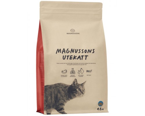 Magnussons Utekatt (Утекатт) запечённый корм для взрослых кошек и котят с нормальной и высокой активностью