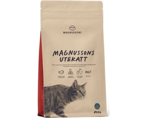 Magnussons Utekatt (Утекатт) запечённый корм для взрослых кошек и котят с нормальной и высокой активностью