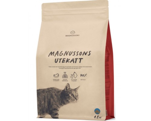 Magnussons Utekatt (Утекатт) запечённый корм для взрослых кошек и котят с нормальной и высокой активностью