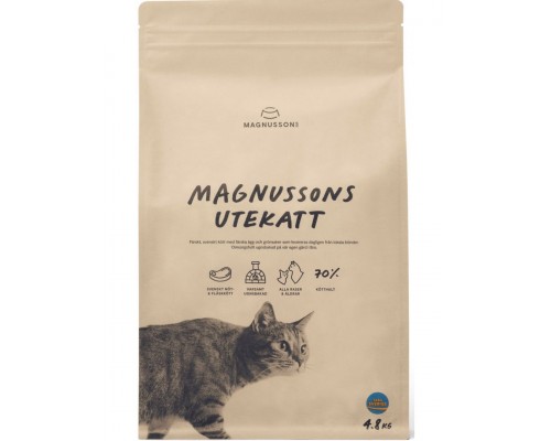 Magnussons Utekatt (Утекатт) запечённый корм для взрослых кошек и котят с нормальной и высокой активностью