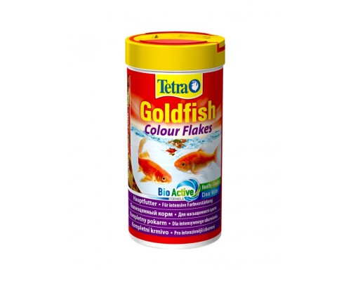 Tetra Goldfish Colour корм для окраса золотых рыбок, хлопья