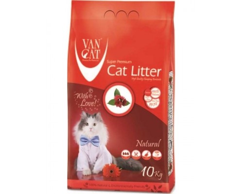 Комкующийся наполнитель Natural "100% Натуральный", без пыли, пакет