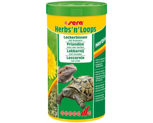 Herbs'n'Loops Nature деликатесный корм для растительноядных рептилий