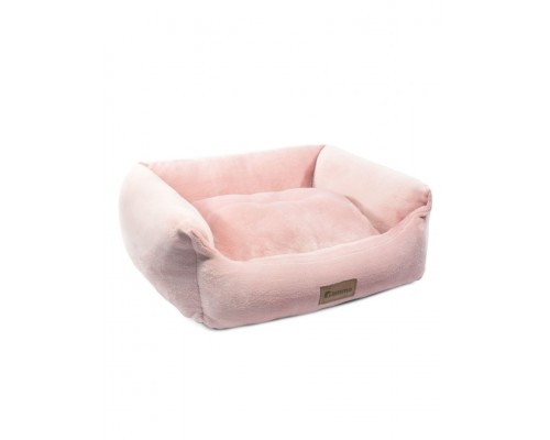 Лежанка прямоугольная "Лилия", розовая