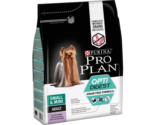 OPTIDIGEST Grain Free Formula беззерновой корм для собак мелких и карликовых пород с чувствительным пищеварением