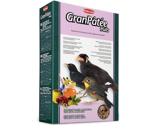 GranPatee fruits  корм комплексный фруктовый для насекомоядных птиц