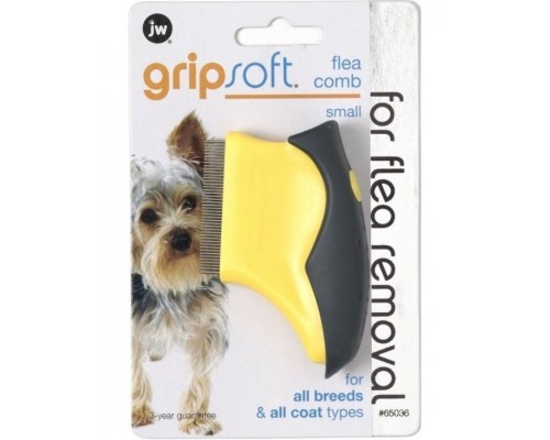 Расческа для собак для вычесывания блох маленькая